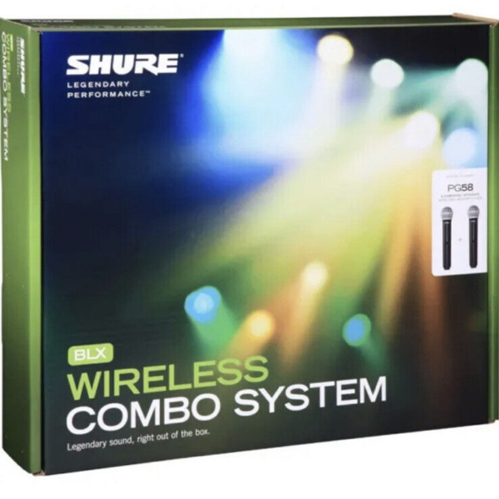 Shure BLX288 / PG58 Wireless Microphone System